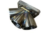 Stainless Steel 6-1 Turbo Merge Collector T3 T4 Flange 3mm Thick TIG Welded Weld Hot on Sale