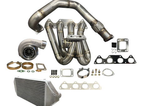 B Series T3 T4 Top Mount Turbo Manifold GSR B16 B18 B20 Intercooler 6262 EG EK Civic DC2 Integra For Cheap