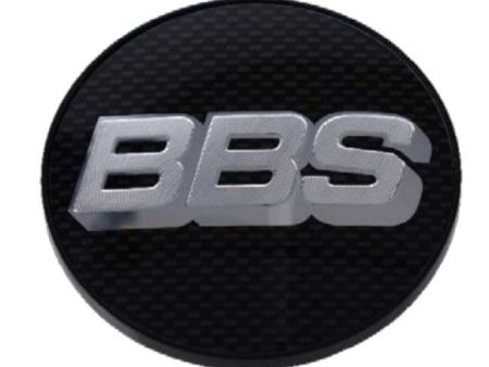 BBS Center Cap 70.6mm Carbon Silver (5-tab) Online Sale