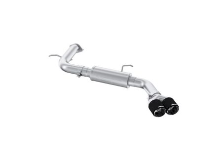 MBRP 21-24 Hyundai Hyundai T304 Stainless Steel 3in Axle-Back Rear Exit W Dual Carbon Fiber Tip Online now