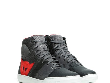 Dainese York Air Shoe Black Red Size - 45 Online Hot Sale