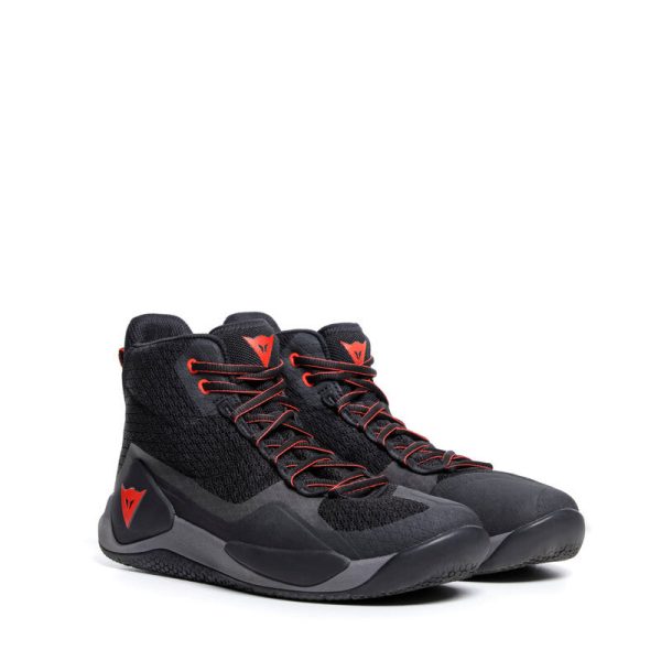 Dainese Atipica Air 2 Shoes Black Red-Fluorescent Size - 38 Hot on Sale