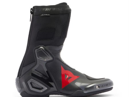 Dainese Axial 2 Air Boots Black Black Red Fluorescent Size - 40 For Discount