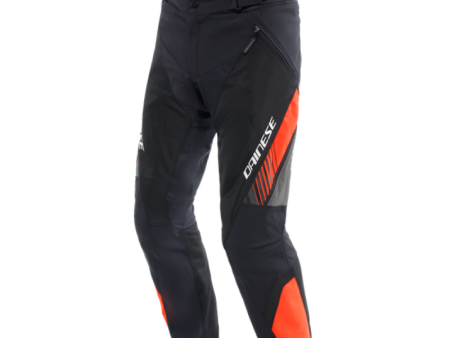 Dainese Drake 2 Air Absoluteshell Pants Black Red Fluorescent Size - 52 Cheap