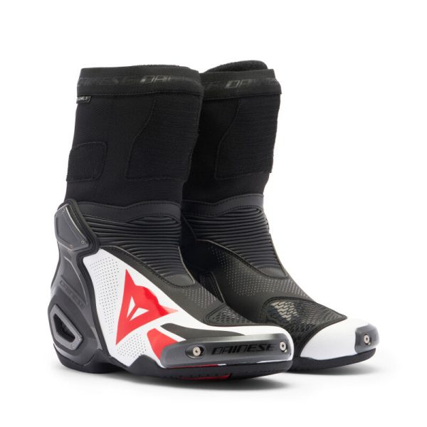 Dainese Axial 2 Air Boots Black White Lava Red Size - 46 Fashion