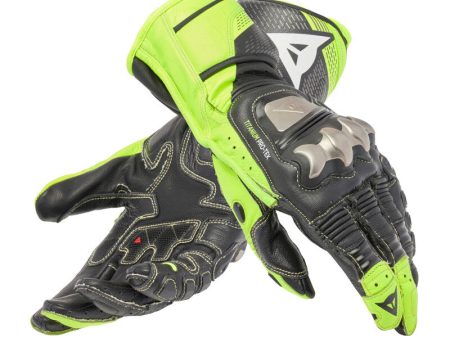 Dainese Full Metal 7 Gloves Black Yellow Fluorescent - XL Hot on Sale