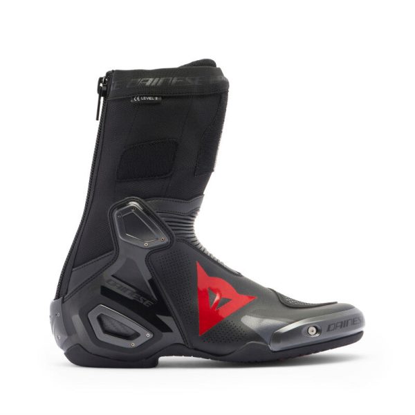 Dainese Axial 2 Air Boots Black Black Red Fluorescent Size - 44 Sale