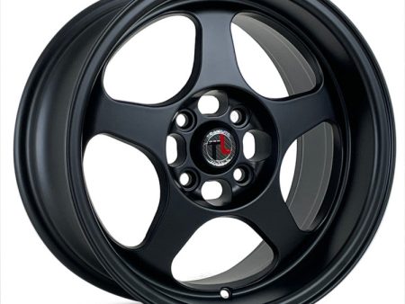 TRAKLITE BURN 15X8 4X100 ET20 CB73.1 MATTE BLACK (Full Set of 4) Tampa Online