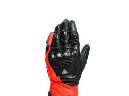 Dainese 4-Stroke 2 Gloves Black Fluorescent-Red - Medium For Cheap