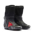 Dainese Axial 2 Air Boots Black Black Red Fluorescent Size - 39 For Sale