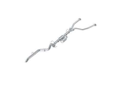 MBRP 22-25 Toyota Tundra 3.4L 3in Cat Back Single Rear Turn Down - Aluminized Steel Fashion