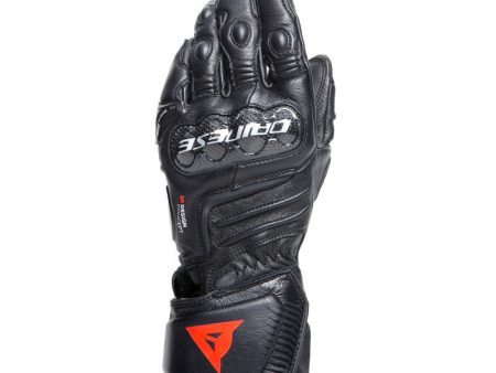 Dainese Carbon 4 Long Leather Gloves Black Black Black - XS For Cheap