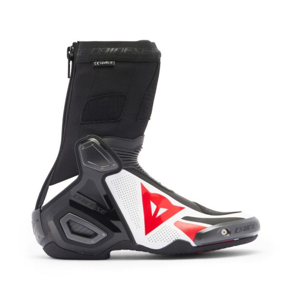 Dainese Axial 2 Air Boots Black White Lava Red Size - 46 Fashion