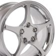 17  Replica CV05 fits Chevrolet Corvette C5 17x8.5 Chrome Fashion