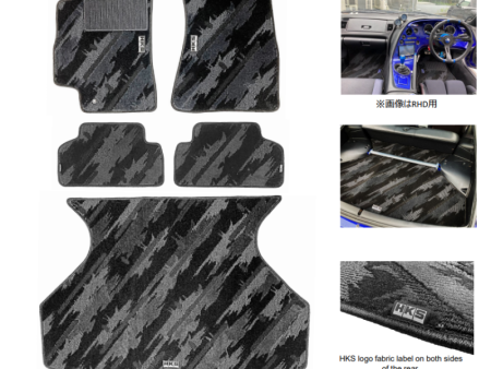 HKS FLOOR MATS JZA80 FULL SET OCT LHD For Discount