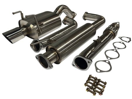 2.5” Stainless Steel Catback Exhaust Muffler For Honda Civic EK EK9 Hatch 63mm For Discount