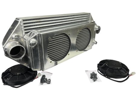 Backdoor Front Mount Intercooler Dual 3  Tucked Full Size Radiator Combo 16AN Online