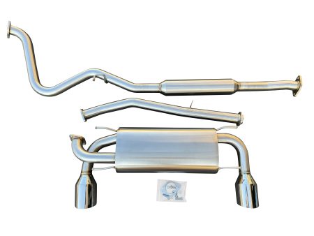 Catback Exhaust For 2013-2020 Subaru BRZ Scion FR-S AE86 FRS Resonator Muffler Online now