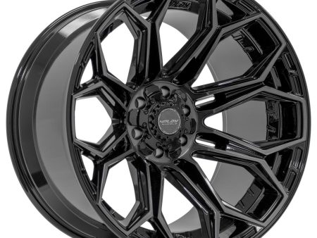 4PLAY Gen3 4P83 22x12 6x135mm & 6x5.5  -44et in Brushed Black Hot on Sale