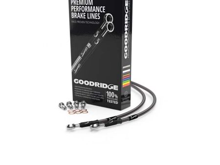 Goodridge 00-03 Suzuki GSXR750Y-K3 Carbon Race Front SS Brake Lines Fashion