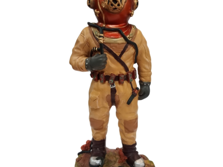 Hand Painted Mark V Commercial Diver 8  Statue Replica Online Hot Sale