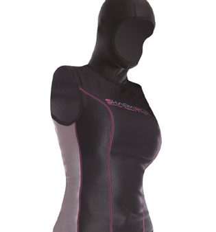 Sharkskin Women s Chillproof Hooded Vest - Scuba Diving Exposure Garment Online Hot Sale