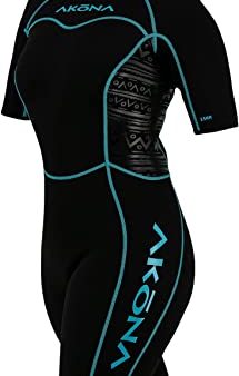 Akona 2.5mm Womens Shorty Wetsuit Scuba Dive Surf Surfing 2023 For Cheap