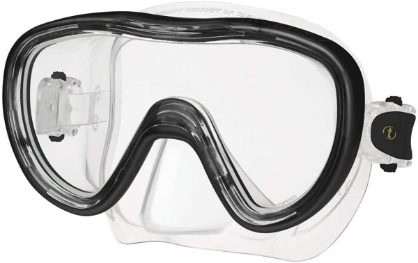 Tusa Kleio II Single Lens Scuba Diving Snorkeling Mask Fits Smaller Faces Online now