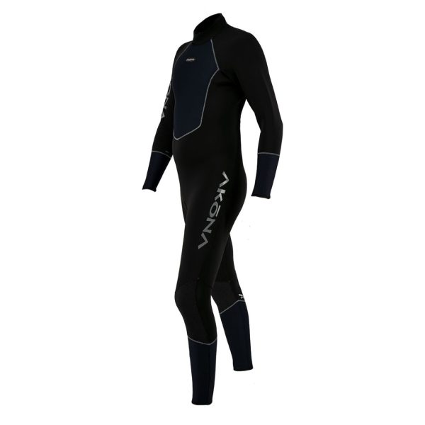 Akona 5mm Mens Phantom Quantum Stretch Back Zip Full Wetsuit 2024 For Discount