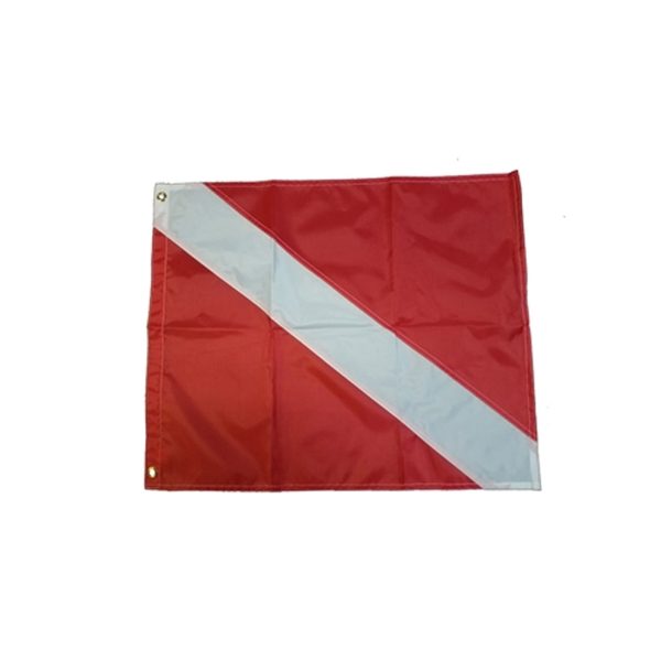 Trident Economy Dive Flag 14 x 16 with Stiffener Hot on Sale