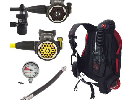 Hollis LTS BC BCD 150LX Regulator and Octo Scuba Diving Package Online Hot Sale