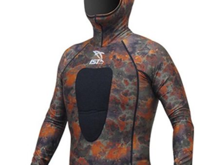 IST Camouflage Spearfishing Rash Guard with Hood and Loading Pad Cheap