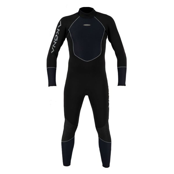 Akona 5mm Mens Phantom Quantum Stretch Back Zip Full Wetsuit 2024 For Discount