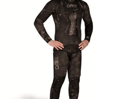 OMER 7mm Mens  Black Moon  Freediving & Spearfishing Camo 2 Piece Wetsuits - Top and Bottom Online